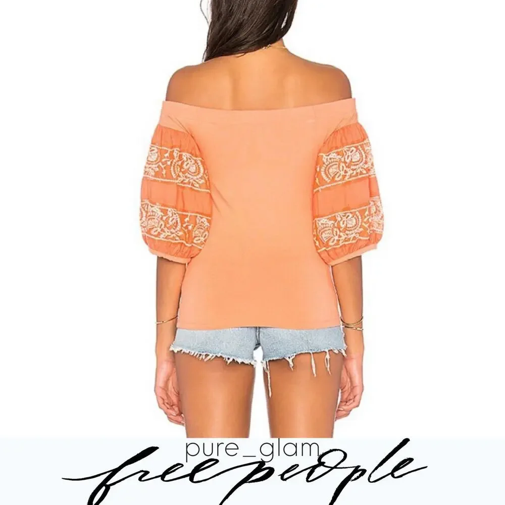 Free People off-the-shoulders top